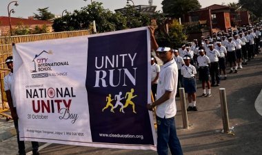 सिटी इंटरनेशनल स्कूल जयपुर में मनाया गया राष्ट्रीय एकता दिवस