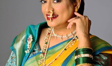 महाराष्ट्र दिवस पर आकर्षक लुक में नज़र आई अभिनेत्री एकता जैन