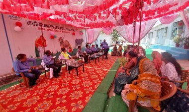 अदाणी फाउंडेशन द्वारा बल्क मिल्क कुलर हेतु किया भूमि पूजन