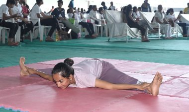 एमपी योग प्रतियोगिता में अनुकरणीय प्रदर्शन के लिए आरती पटेल को विशेष  सम्मान