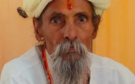 32 वर्ष से निराहार रहने वाले गृहस्थ जीवन के तपस्वी संत त्रिवेदी ब्राह्मण  नंदू महाराज  रामनवमी के दिन देवलोक हुए