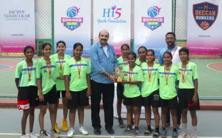 हाई 5 यूथ फाउंडेशन का परिवर्तनकारी ग्रीष्मकालीन स्लैम (बास्केटबॉल ग्रीष्मकालीन शिविर) एक बड़ी सफलता थी