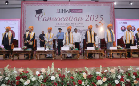 IIHMR विश्वविद्यालय के वार्षिक दीक्षांत समारोह 2025 में 423 स्नातकों को सम्मानित किया गया, वैश्विक मान्यता और शैक्षणिक उत्कृष्टता पर प्रकाश डाला गया