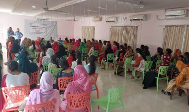 अदाणी फाउंडेशन द्वारा स्वास्थ्य एवं स्वच्छता पर दिया गया प्रशिक्षण