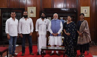 केजीएफ स्टार यश और कांतारा एक्टर ऋषभ शेट्टी के साथ होम्बले की टीम ने की प्रधानमंत्री नरेंद्र मोदी से खास मुलाकात