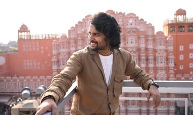 अपनी फ़िल्म ‘दसरा’ के प्रमोशन के लिए जयपुर पहुंचे तेलुगु ऐक्टर नानी