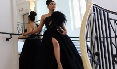 कान्स फिल्म फेस्टिवल में इति आचार्य का पहला रेड कार्पेट लुक देखने लायक था