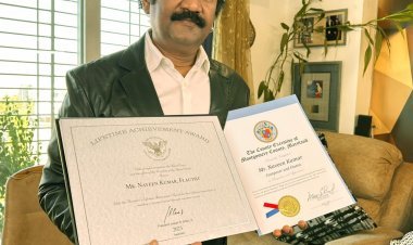 बॉलीवुड के विख्यात बांसुरी वादक नवीन कुमार अमेरिकी राष्ट्रपति द्वारा सम्मानित