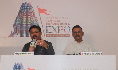 दुनिया के सबसे बड़े इंटरनेशनल टेम्‍पल्‍स कन्‍वेंशन एंड एक्‍सपो का आयोजन वाराणसी में 22-24 जुलाई को होगा
