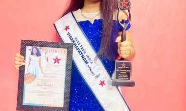 Tanvi Rishika Crowned Miss Teen Visakhapatnam 2023 in Forever Star India Pageant