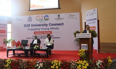 आईआईएम संबलपुर में जी20 प्रेसीडेंसी पर विशेष व्याख्यान का आयोजन