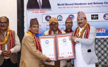 डॉ. डीआर उपाध्याय 153वे विश्व रिकार्ड तक पहुंचे