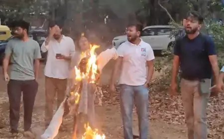 जहांगीर नेशनल यूनिवर्सिटी फिल्म का जेएनयू में छात्र संगठनों ने किया विरोध