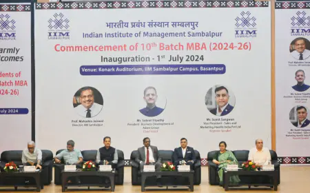 IIM Sambalpur Commences 10th Batch of Flagship MBA Programme with Three Times More Females Than Males