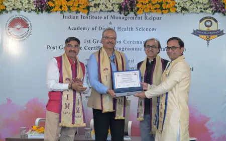 IIM Raipur celebrates the first graduating class of 41 students from the Post-Graduate Certified Digital Health Professional (CDHP)