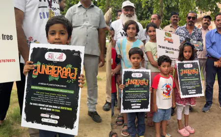 RJ Nikhil and Team Lead 'JungleRaaj' Campaign to Green Jaipur's Landscape