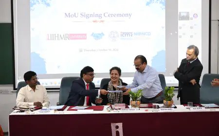 IIHMR University and ICMR-NIIRNCD, Jodhpur Unite to Advance Collaborative Research, Education, and Knowledge Exchange
