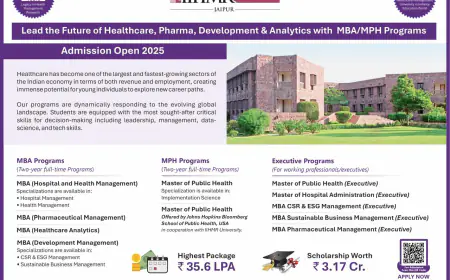 IIHMR University, Jaipur started admissions – Make your career in health care