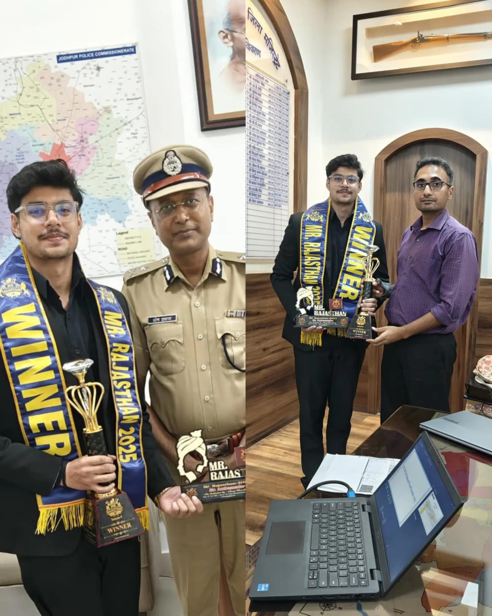 मिस्टर राजस्थान 2025 प्रतियोगिता में जोधपुर के रघुवीर बिश्नोई की जीत, सोशल मीडिया पर उमड़ा बधाइयों का सैलाब