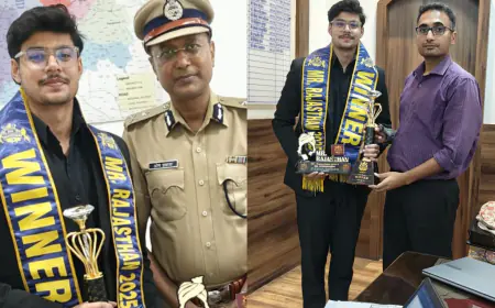 मिस्टर राजस्थान 2025 प्रतियोगिता में जोधपुर के रघुवीर बिश्नोई की जीत, सोशल मीडिया पर उमड़ा बधाइयों का सैलाब